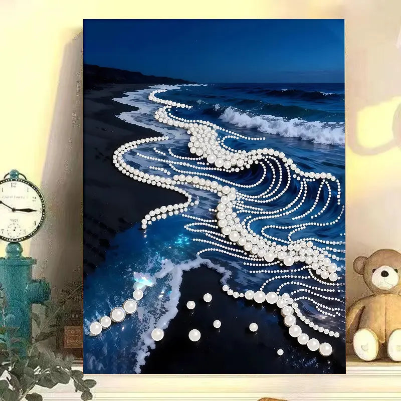 Pearl Art DIY Kit – Turn Tiny Pearls into Spooky-Cute Magic