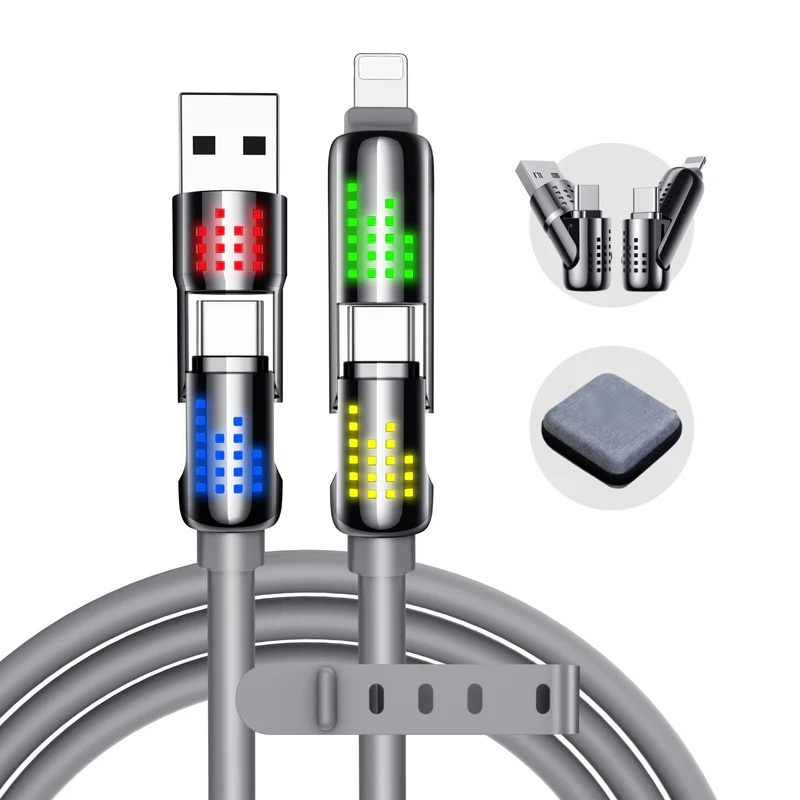 ⚡ 240W 4-in-1 Multi Charging Cable