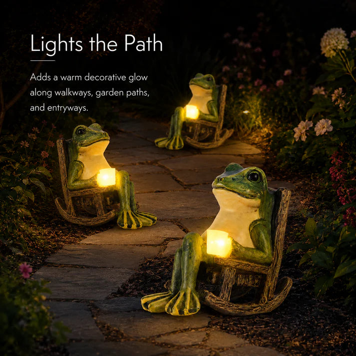 Miniature Frog Garden Statue