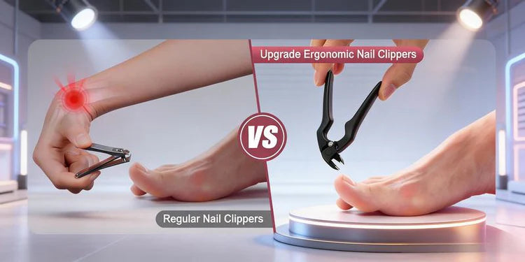 Stainless Steel Nail Clipper with Curved Precision Blades