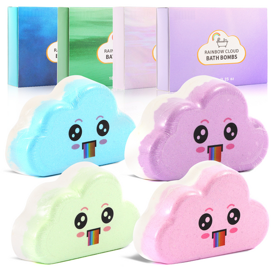 🌈 Rainbow Cloud Bath Bombs – Turn Every Bath into a Magical Rainbow Spa