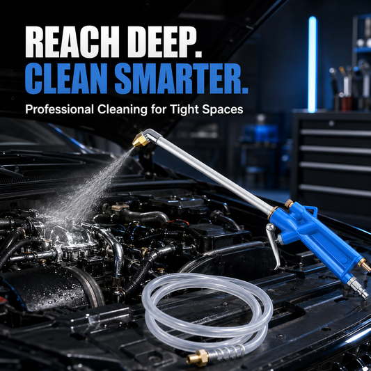 🔧 Long-Reach Pneumatic Engine Cleaning Gun