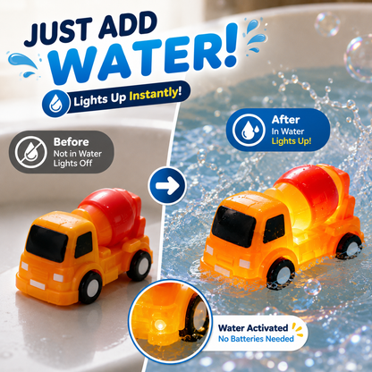 🚗 6-Piece Light-Up Vehicle Set