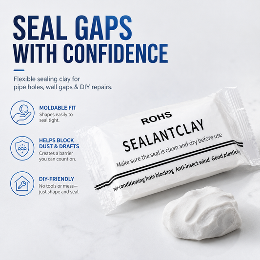 Sealant Clay 12pcs - Quick Dry Adhesive for Air Conditioning