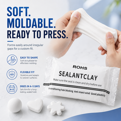 Sealant Clay 12pcs - Quick Dry Adhesive for Air Conditioning