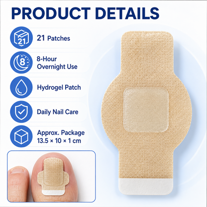 🔥Fungal Nail Patches, 21PCS Nail Repair Strips, Overnight Toenail Care
