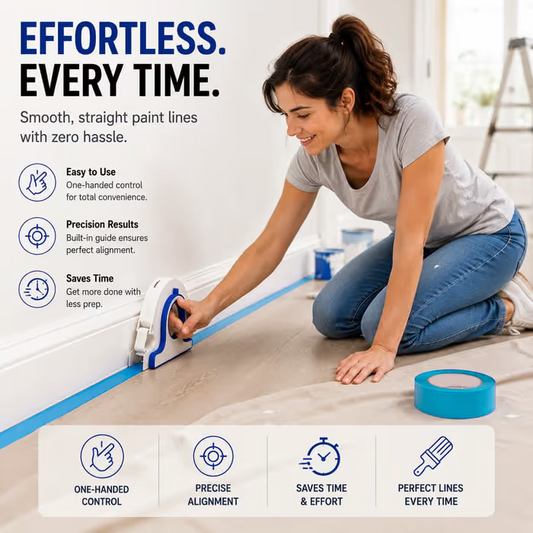 High-efficiency Painter Masking Tape Applicator