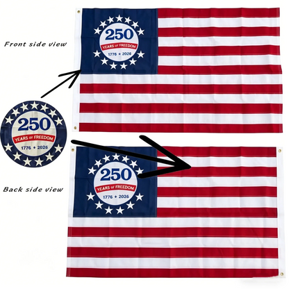 🔥250th Anniversary USA Commemorative Flag (3x5 Ft) for Patriotic Home and Outdoor Display
