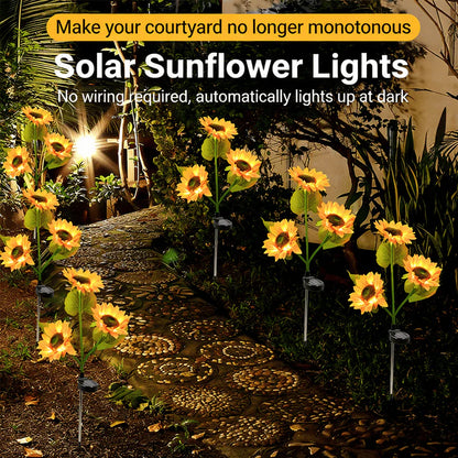 🌻Sunflower Solar Powered Lights for Garden