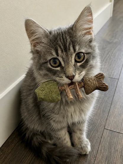 Catnip & Silvervine Chew