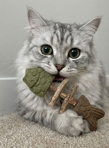 Catnip & Silvervine Chew