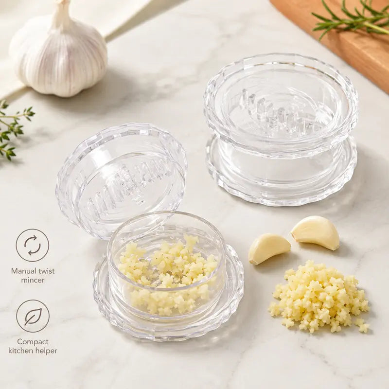 🧄 Manual Garlic Twister & Mini Grinder