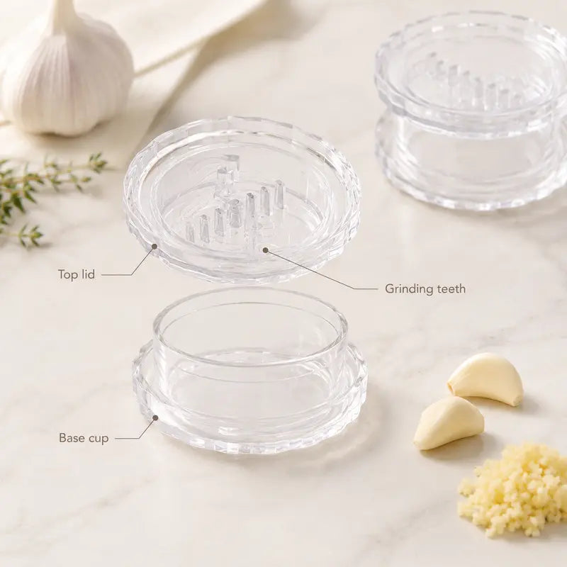 🧄 Manual Garlic Twister & Mini Grinder