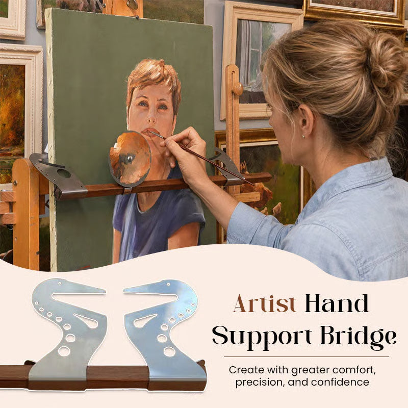 🎨Adjustable Easel Hand Rest Support Bar