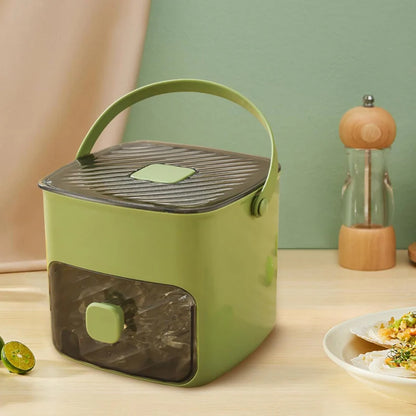 Press-Release 48-Cube Ice Maker Bin with Silicone Trays & Scoop Clip
