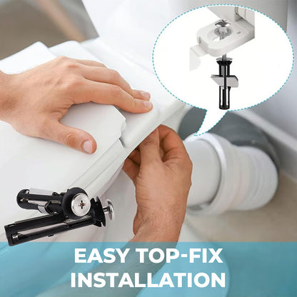 🚽 Heavy Duty Toilet Seat Fastener Bolt Kit Fix Loose Toilet Seats