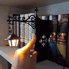 Library Lantern Decorative Bookshelf Light