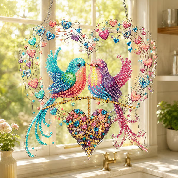 Hummingbird Diamond Art Hanging Ornament Kit