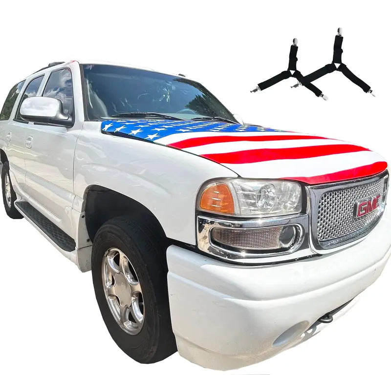 American Car Hood Flag Set
