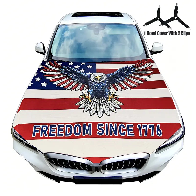 American Car Hood Flag Set
