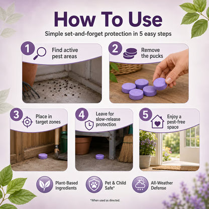 All-Natural Pest & Rodent Repellent Pucks