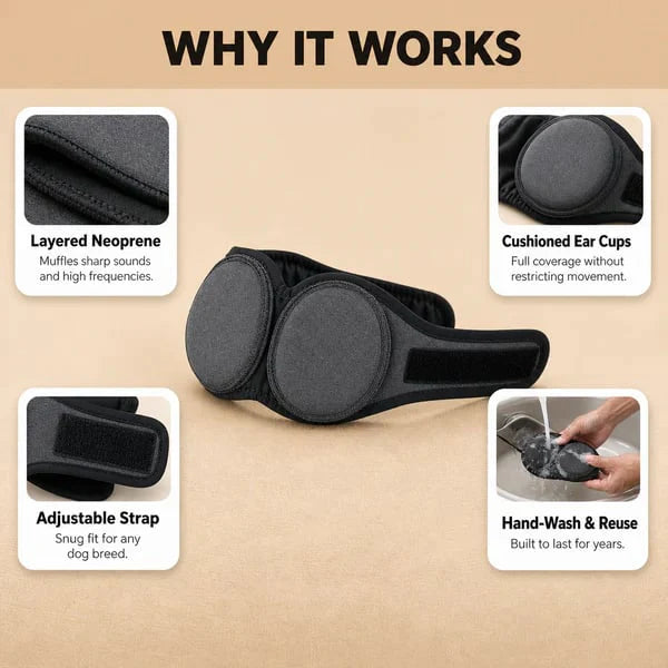 Sound-Dampening Dog Ear Wrap