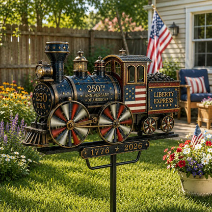 Liberty Express Train Garden Wind Spinner