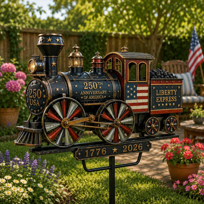 Liberty Express Train Garden Wind Spinner