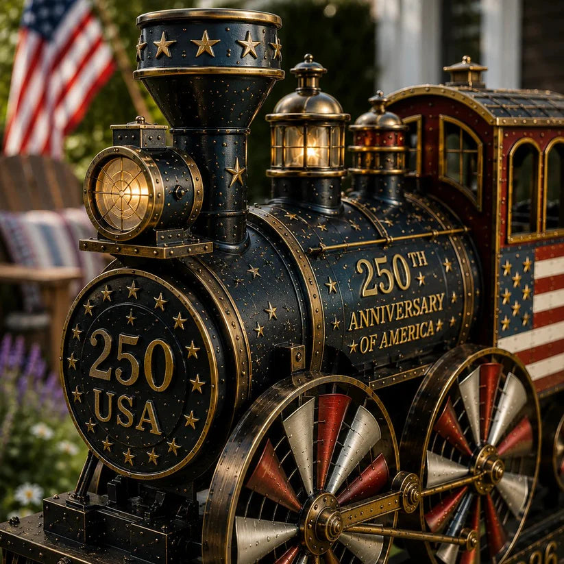 Liberty Express Train Garden Wind Spinner