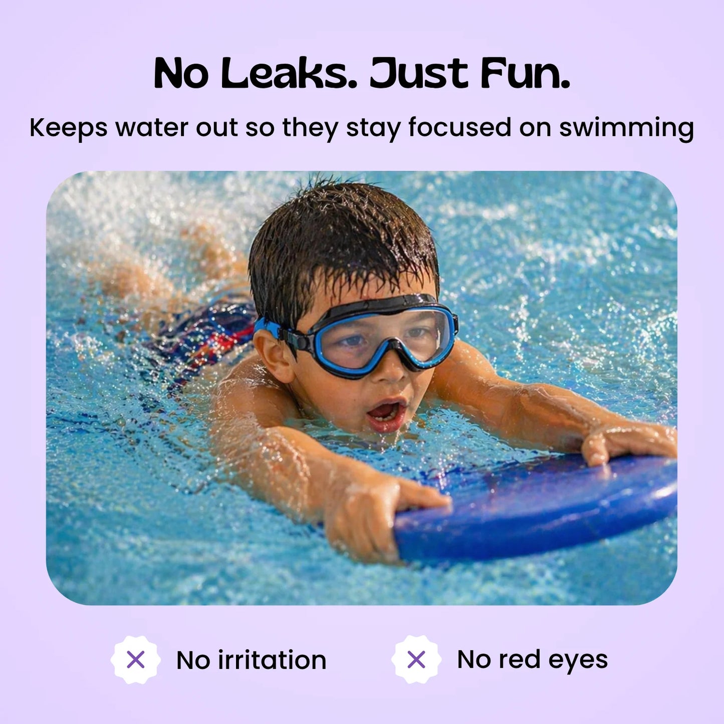 Clip-On Kids Swim Goggles