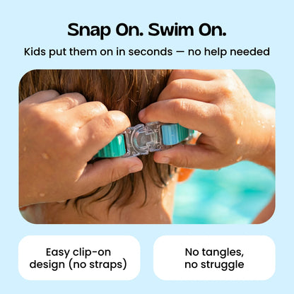 Clip-On Kids Swim Goggles