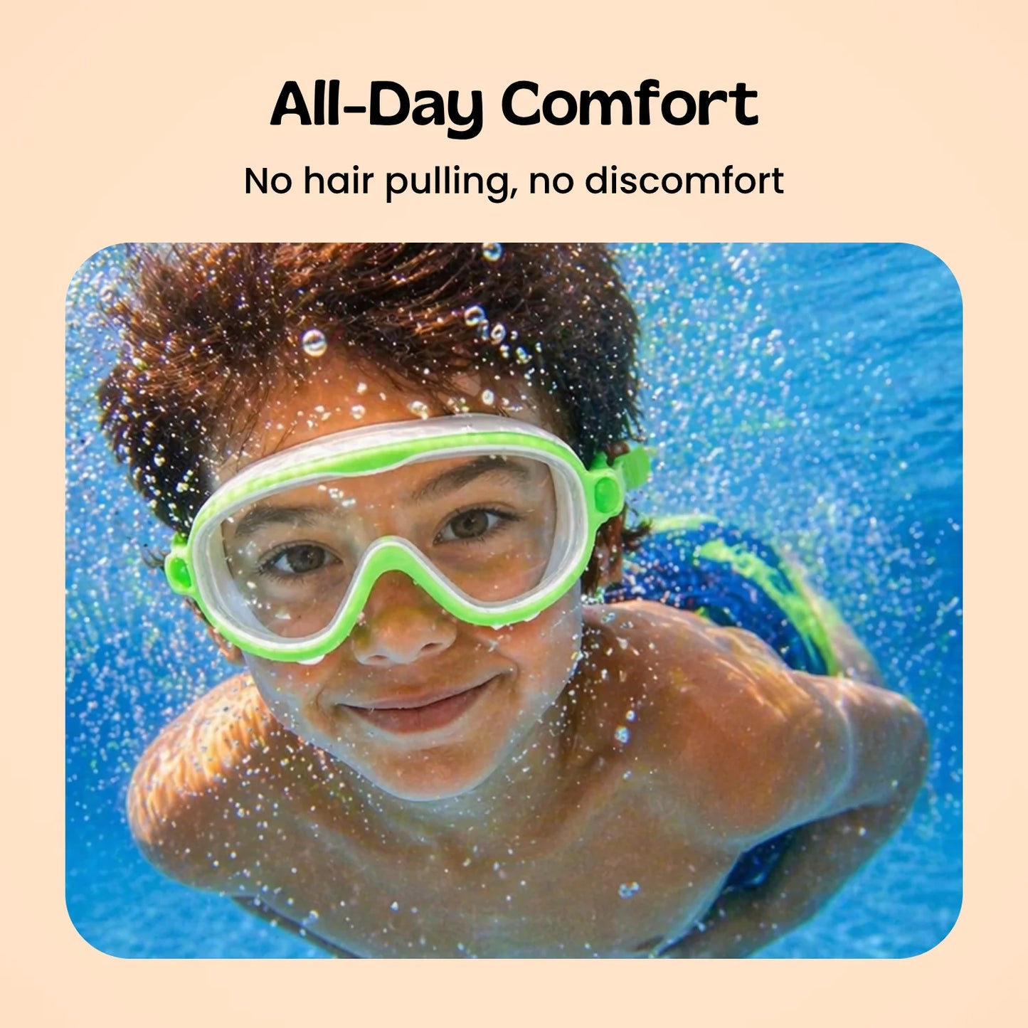 Clip-On Kids Swim Goggles