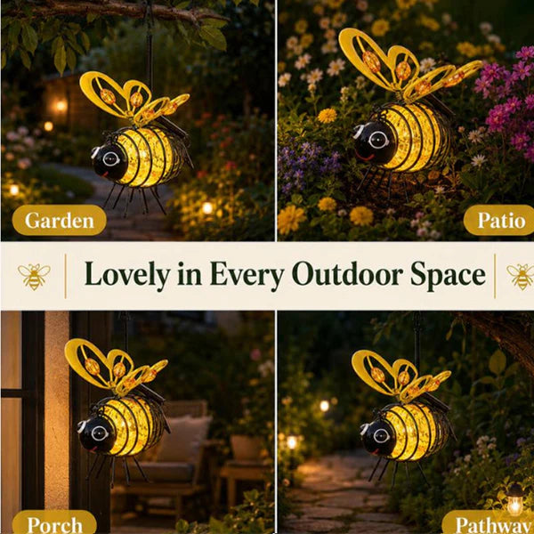 Solar Hanging Bee Light