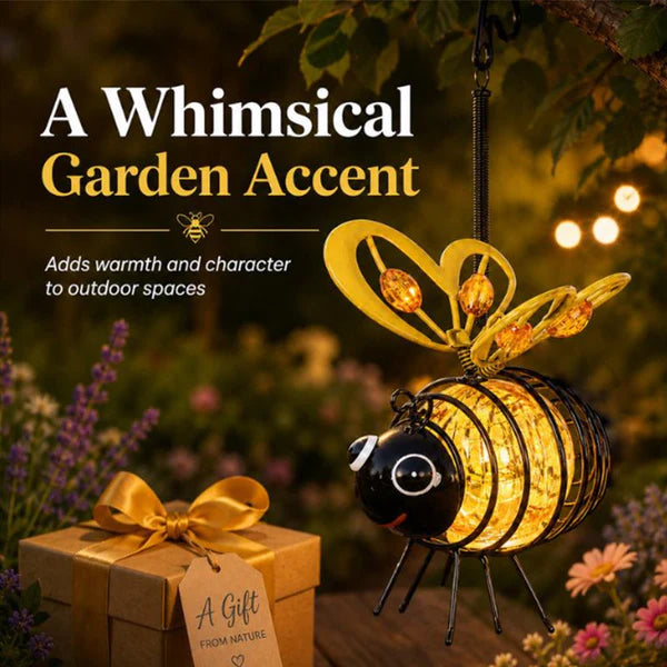 Solar Hanging Bee Light