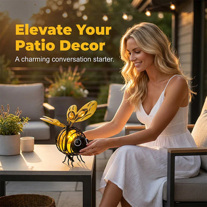 Solar Hanging Bee Light