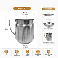 68 oz/2L/2.1qt