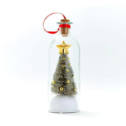Mr. Christmas 8" Recordable Christmas Tree Message In A Bottle