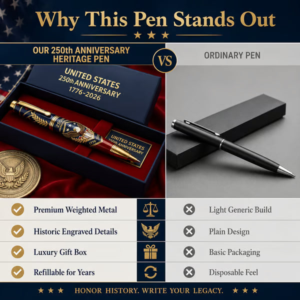 Hand-Made 250th Anniversary Pen