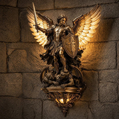 🕊️St. Michael Guardian Angel Wall Light