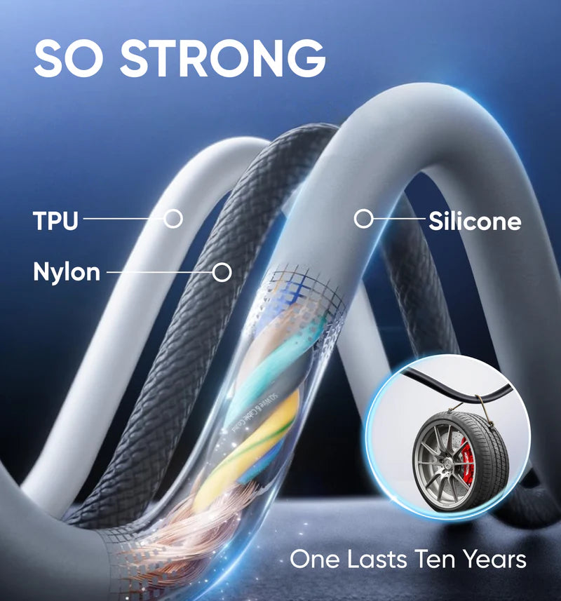⚡ 240W 4-in-1 Multi Charging Cable