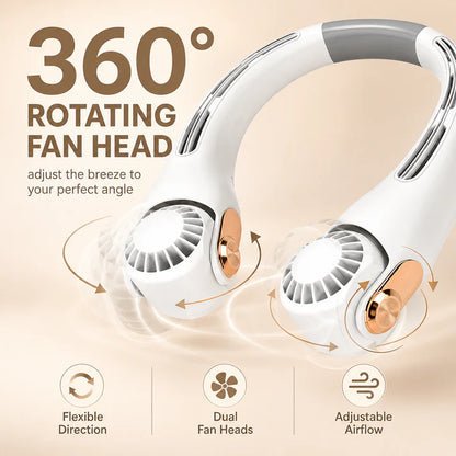 Portable Neck Fan - 3-Sec Instant Cooling