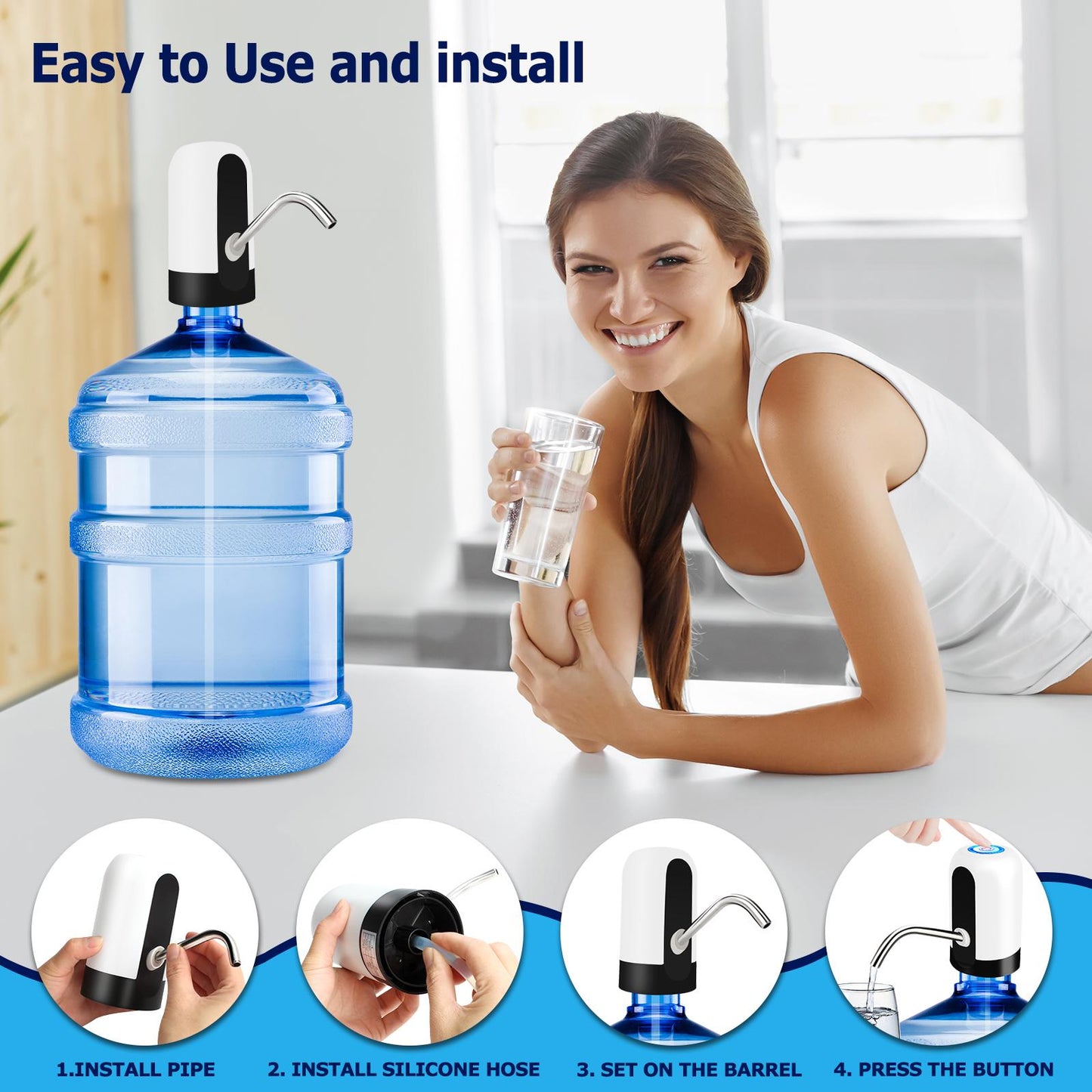 Electric Water Bottle Pump