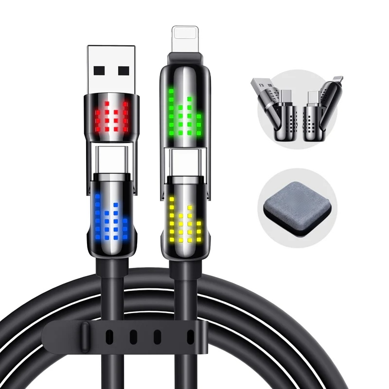⚡ 240W 4-in-1 Multi Charging Cable