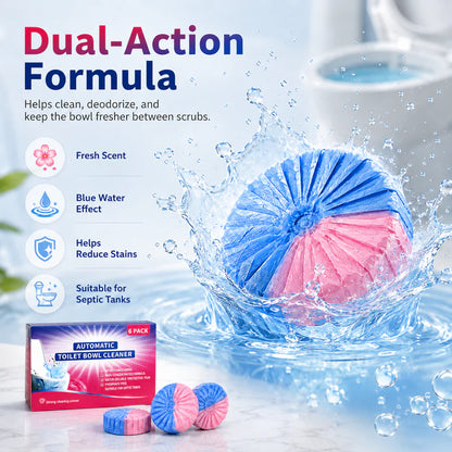 Dual-Color Toilet Tank Cleaner Tablets