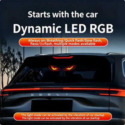 Solar-Powered LED Car Warning Light