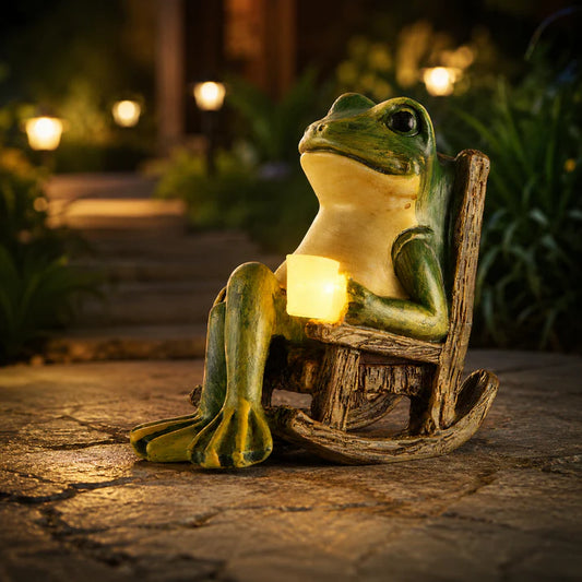Miniature Frog Garden Statue