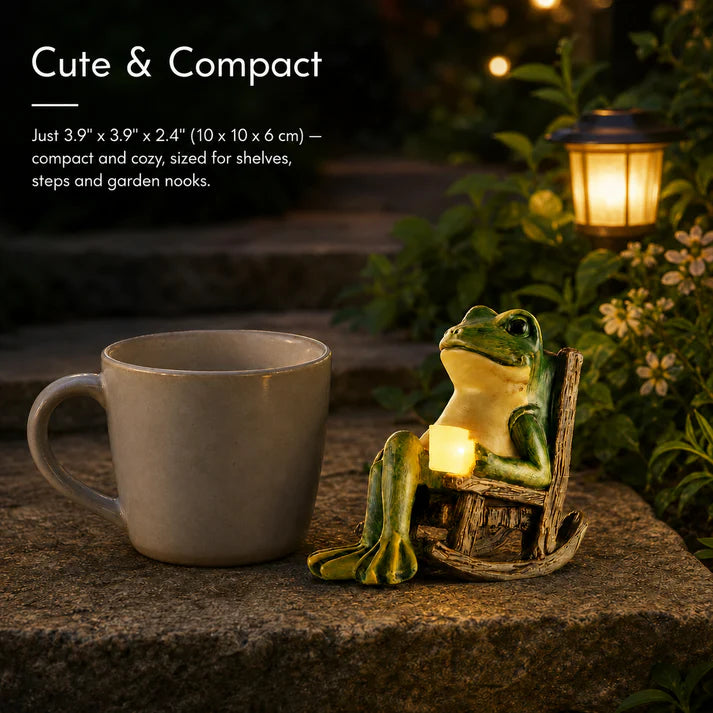 Miniature Frog Garden Statue