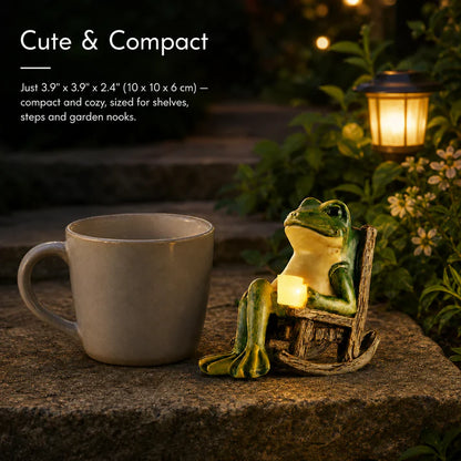 Miniature Frog Garden Statue