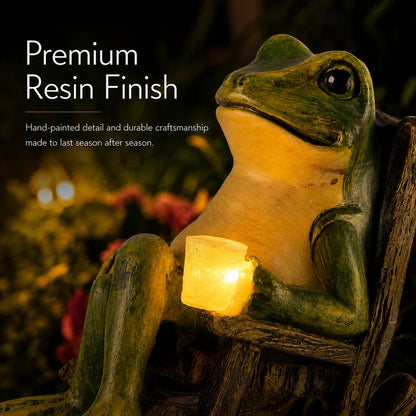 Miniature Frog Garden Statue