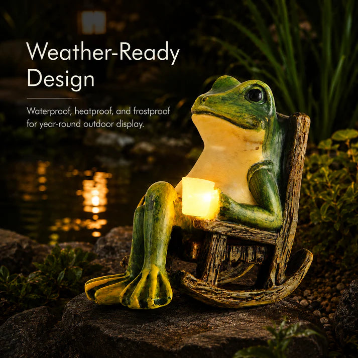 Miniature Frog Garden Statue